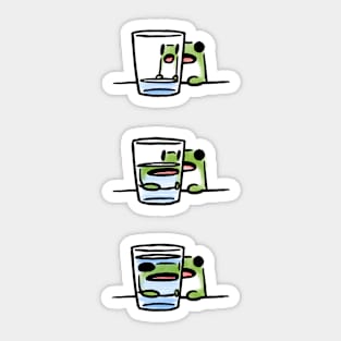 Pouring Water Sticker